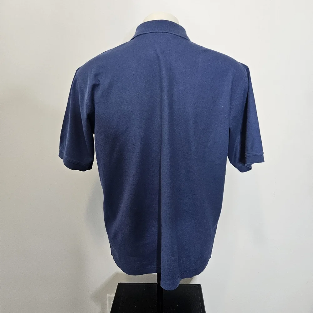 Masters Augusta National Golf Shop Polo Shirt L 60s 2-Ply Mercerized Size L Blue